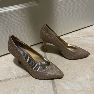 Gold Sparkly Heels